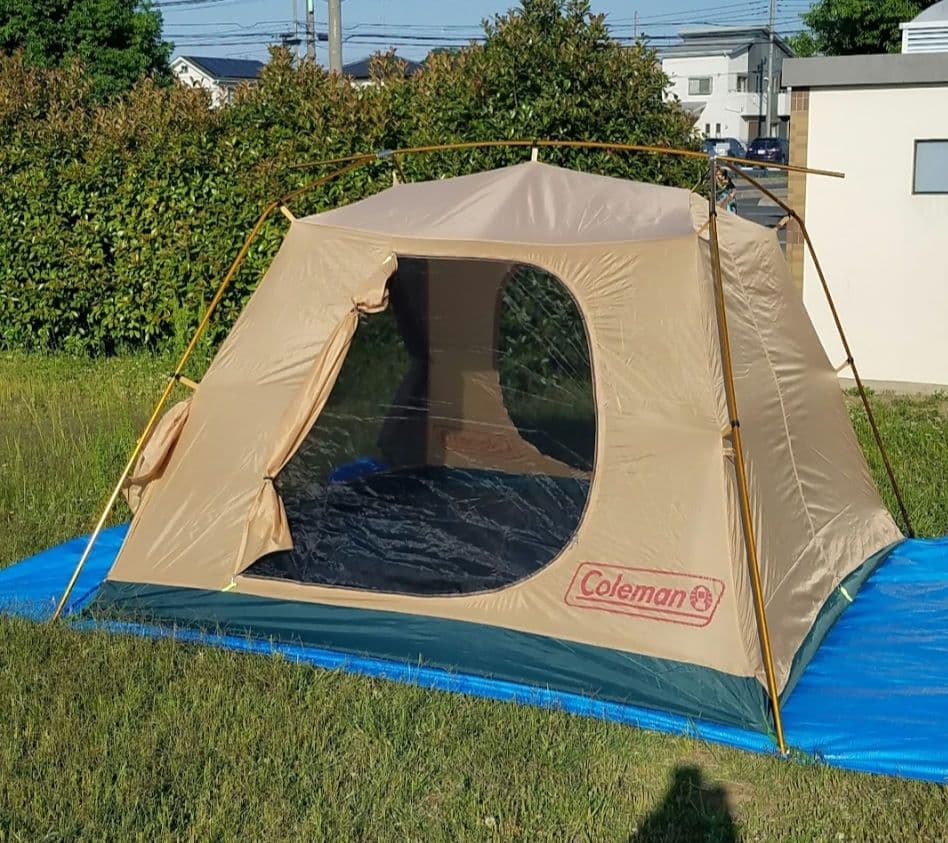 コールマン　ニュージュラルミンドーム ヘキサ プラス中古品ヘキサゴンタープ付属