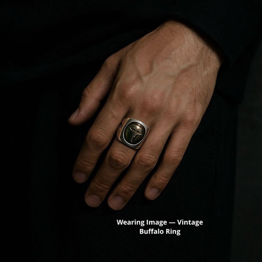 希少 激渋 アンティーク ヴィンテージ リング 925 シルバー