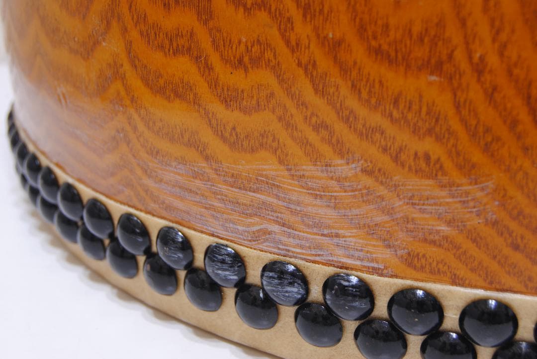 平太鼓 平胴太鼓 和太鼓 太鼓 1.4尺 鋲打 くりぬき胴 民謡 祭事 だんじり