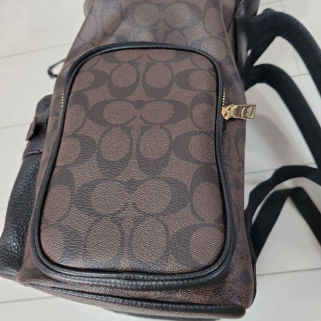 COACH リュック バックパック ブラウン レザー