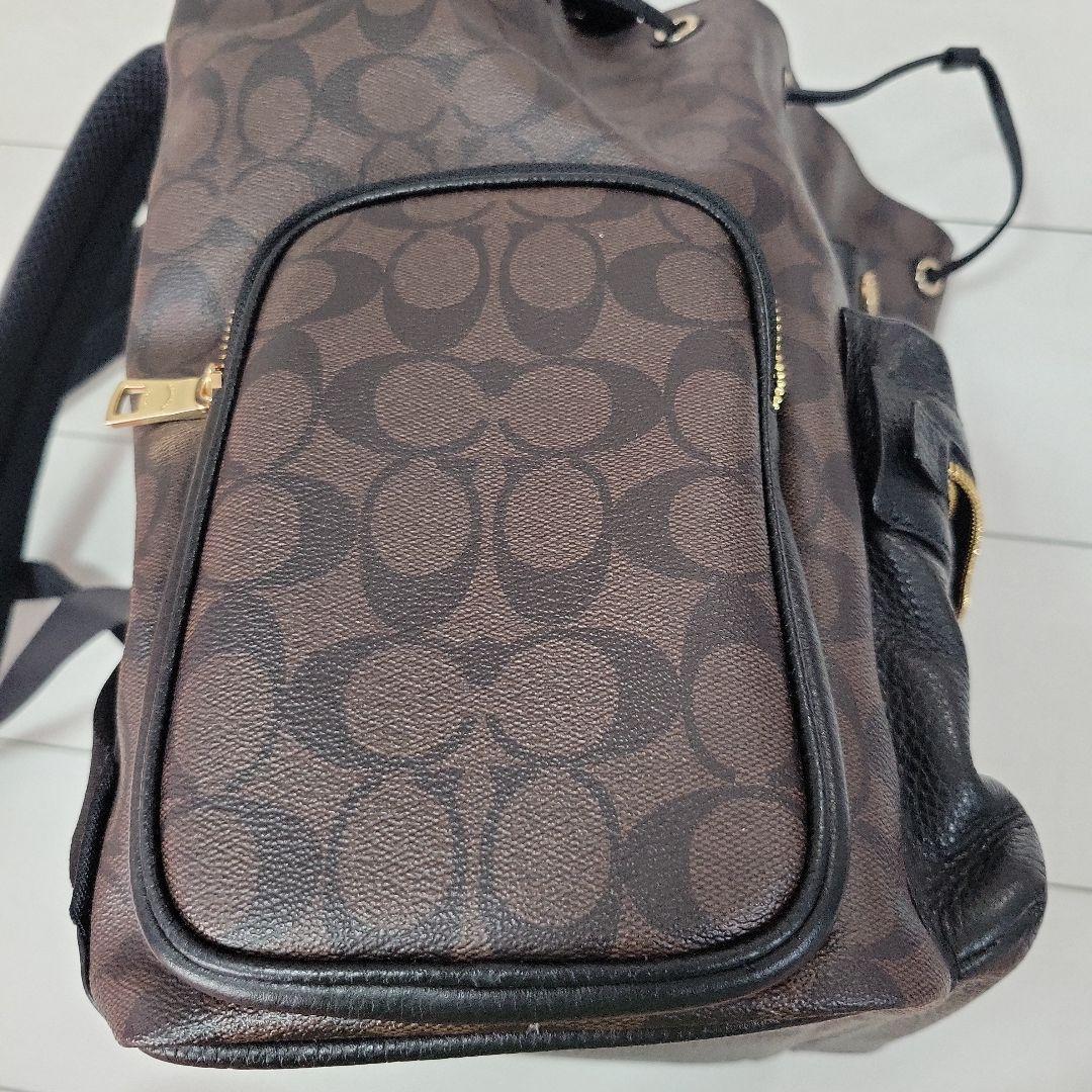 COACH リュック バックパック ブラウン レザー