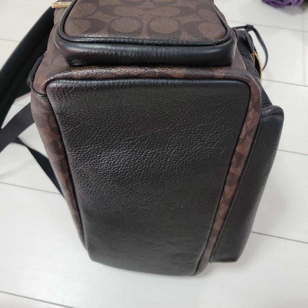 COACH リュック バックパック ブラウン レザー