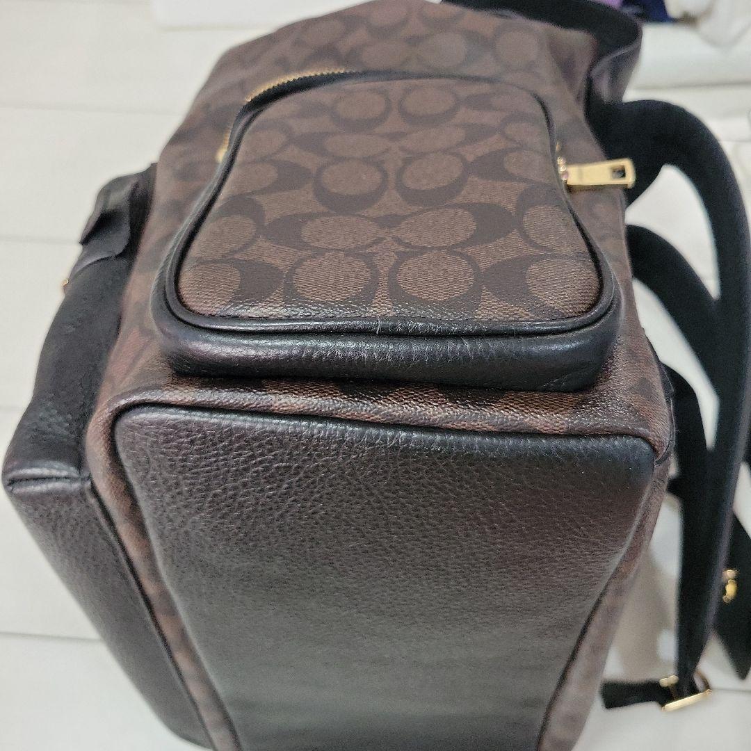 COACH リュック バックパック ブラウン レザー