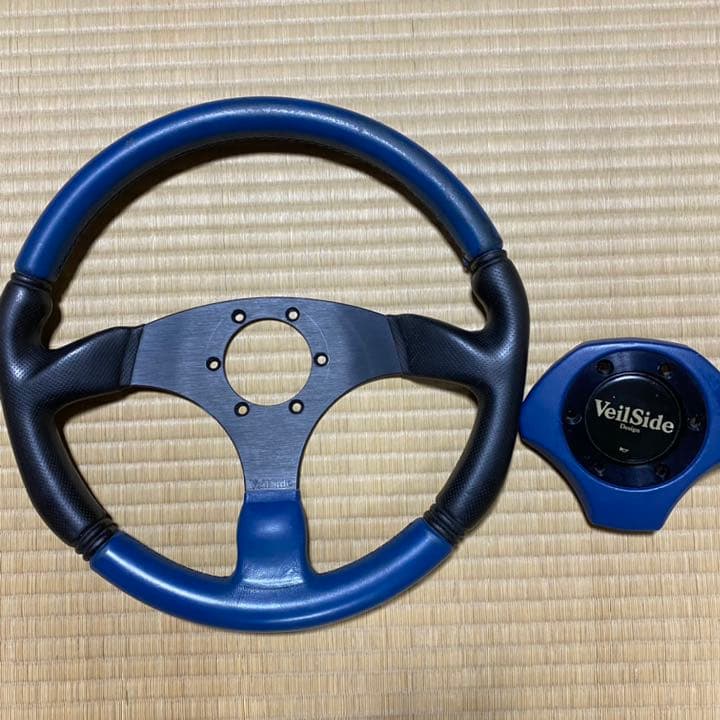 VeilSide ステアリング当時物赤ヴェルサイドナルディレア