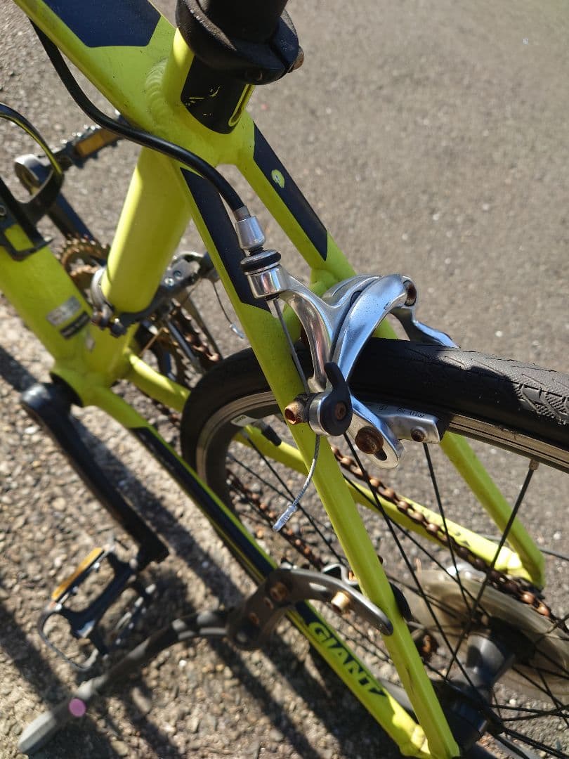 現状品要修理 GIANT TCR　エスポワール　ジュニア　ロードバイク イエロー