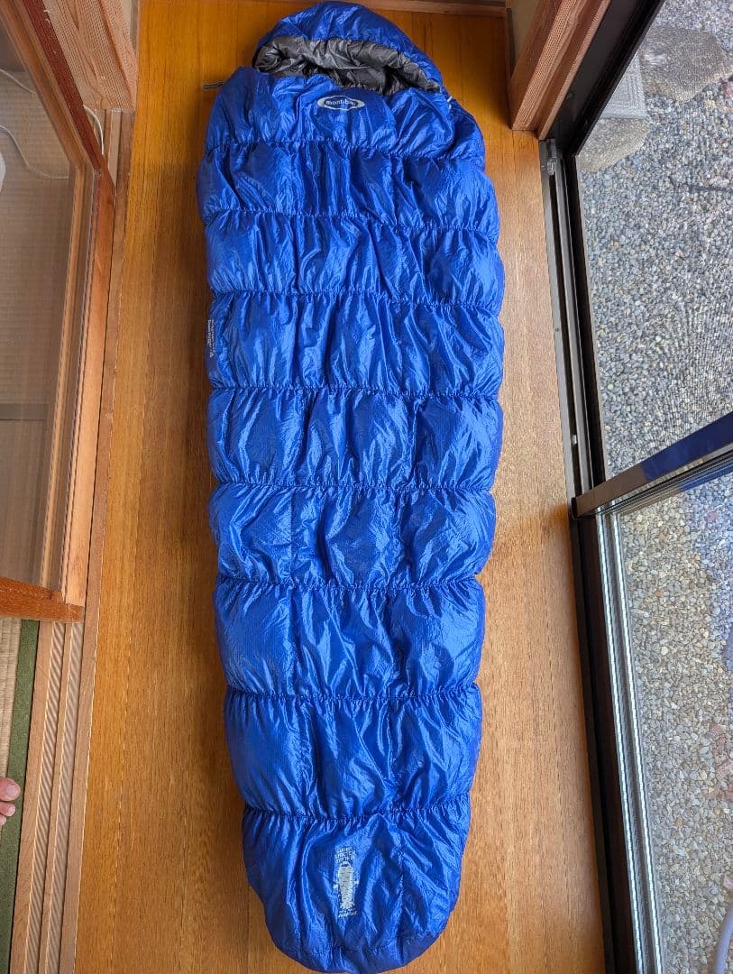 ✨本体美品　モンベル　ULスーパーストレッチダウンハガー#4　ダウンハガー