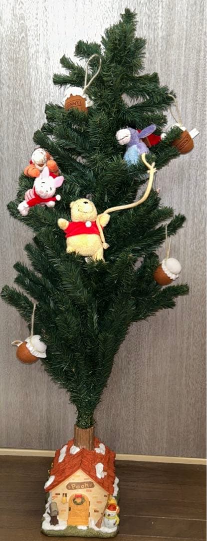 ディズニー クリスマスツリー くまのプーさん 森のおうちと大きな
