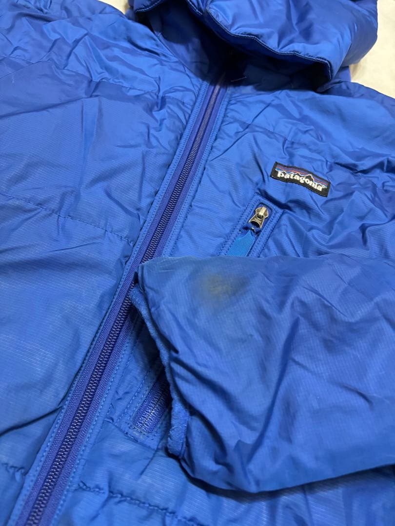 00年代　入手困難　patagonia パフジャケット83990 青Ｌサイズ