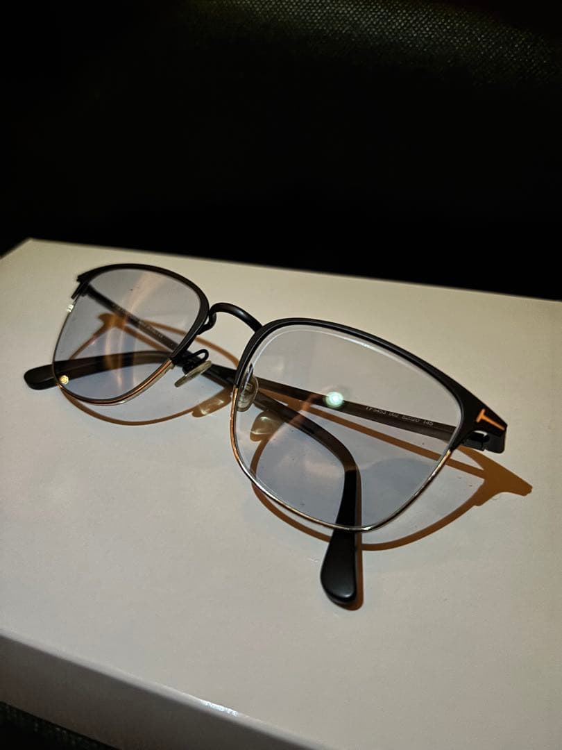 TOM FORD マットブラック　ブロウサングラス