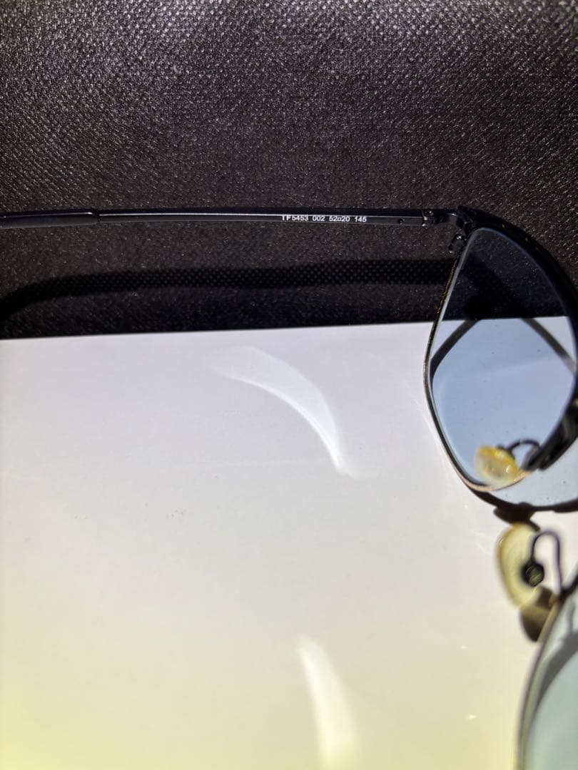 TOM FORD マットブラック　ブロウサングラス