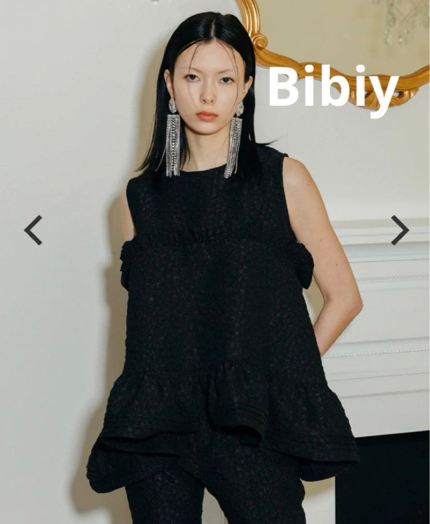 bibiy フリルトップス 極美品 - メルカリ