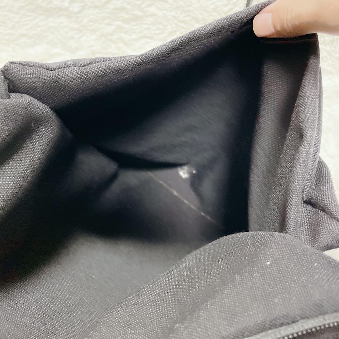 カンペール　リュック　ブラック　コットン　バックパック　レディース　大容量