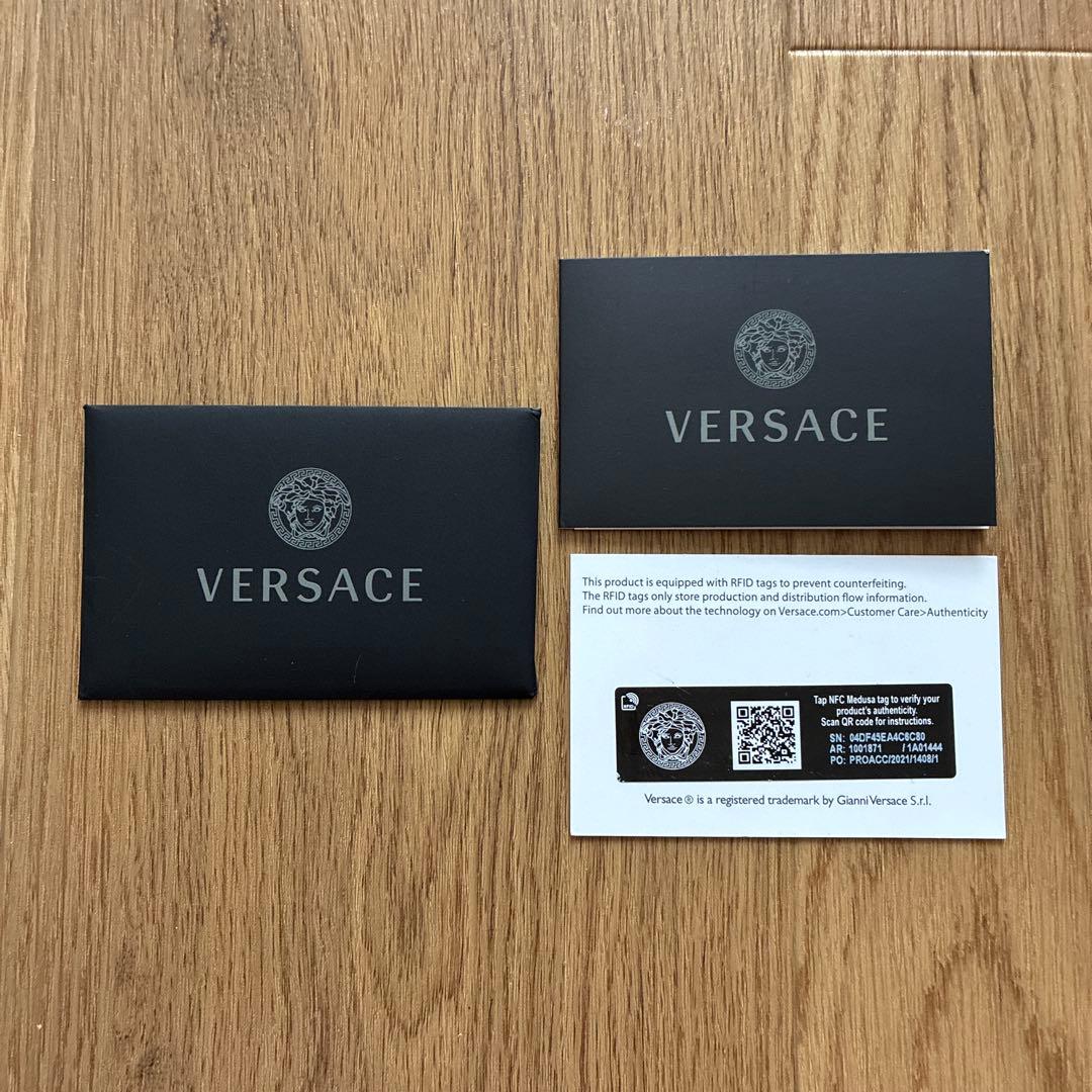 【未使用品】ヴェルサーチ ラグレカ モジュラーポーチ ブラウン 箱付き