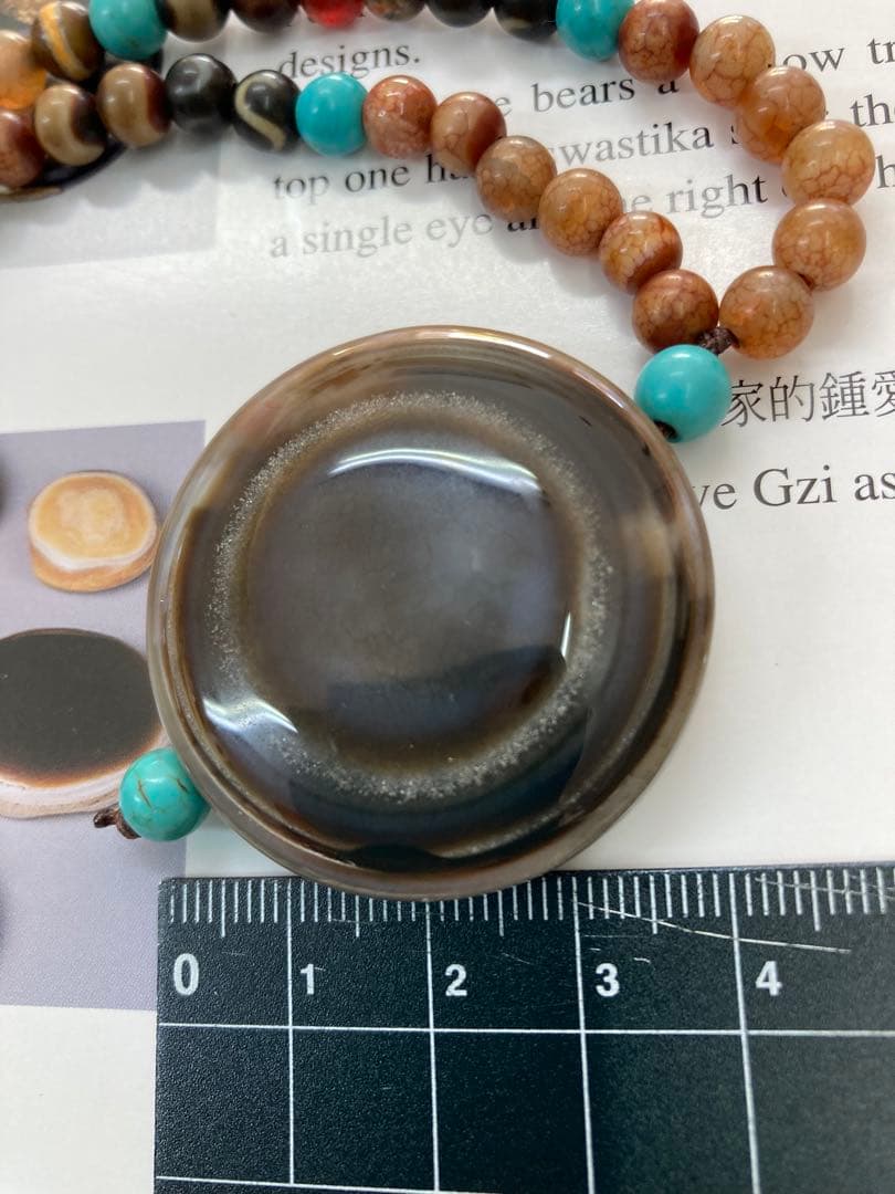 チベット羊眼天珠ネックレス