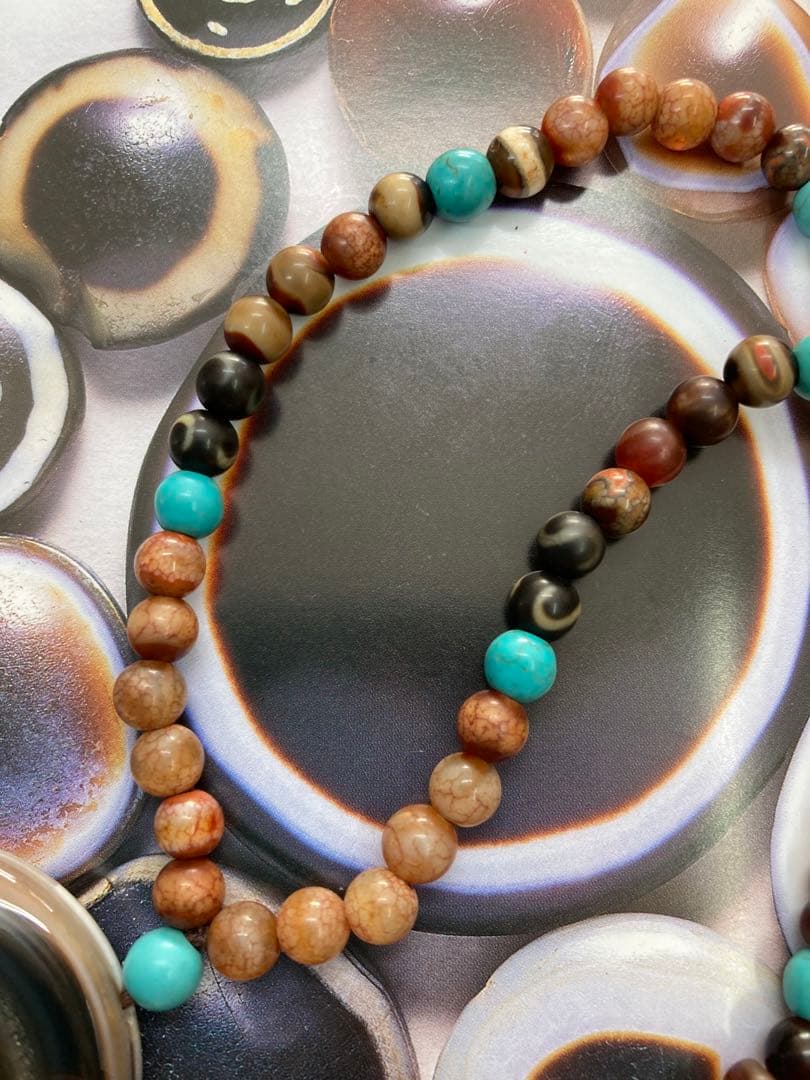 チベット羊眼天珠ネックレス