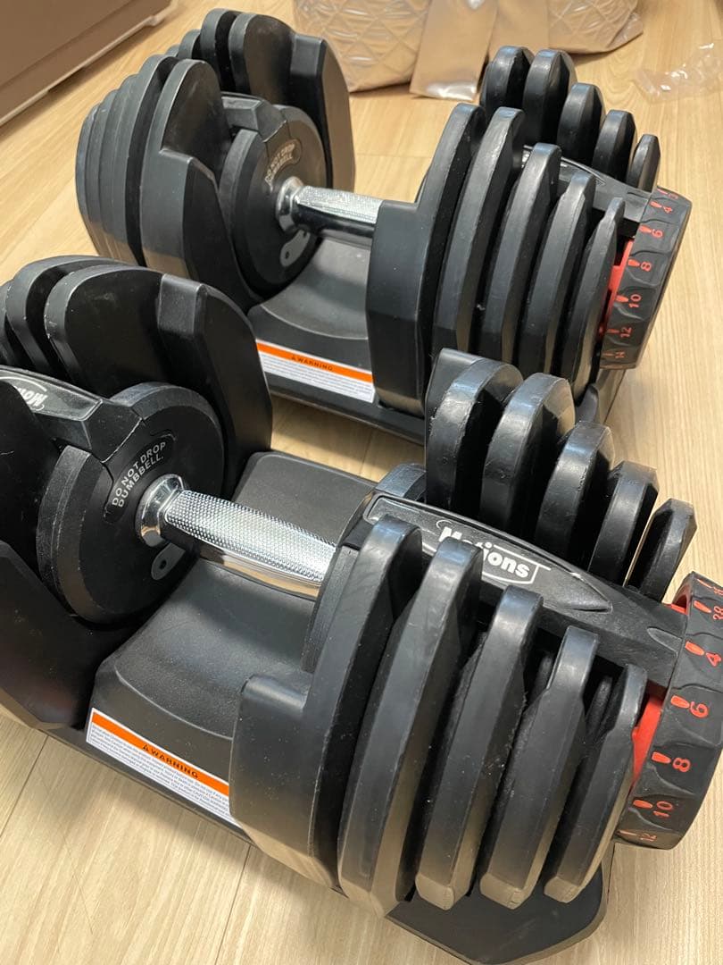 【①】ダンベル　Motions 38kg 1個