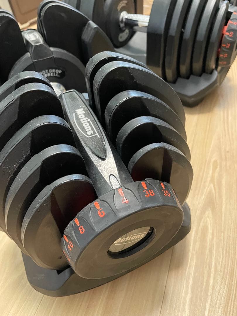 【①】ダンベル　Motions 38kg 1個