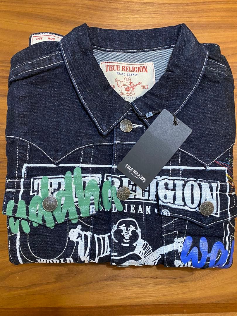 TRUE RELIGION ダークデニムジャケット