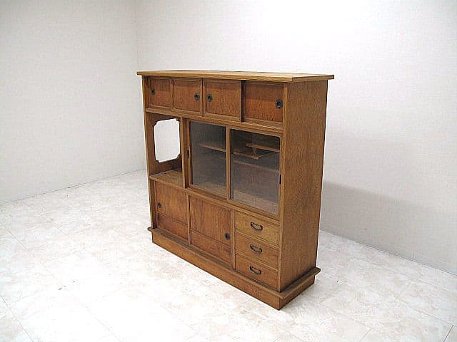 美品　屋久杉茶棚　 茶タンス/茶箪笥/飾り棚/サイドボード/リビングボード