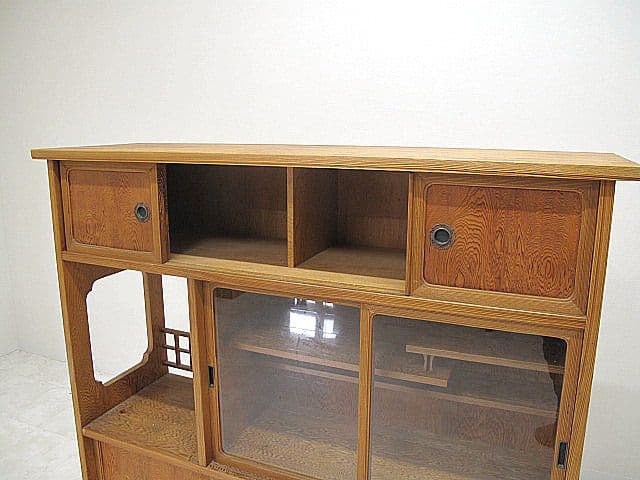 美品　屋久杉茶棚　 茶タンス/茶箪笥/飾り棚/サイドボード/リビングボード