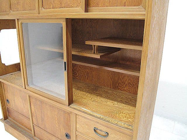 美品　屋久杉茶棚　 茶タンス/茶箪笥/飾り棚/サイドボード/リビングボード