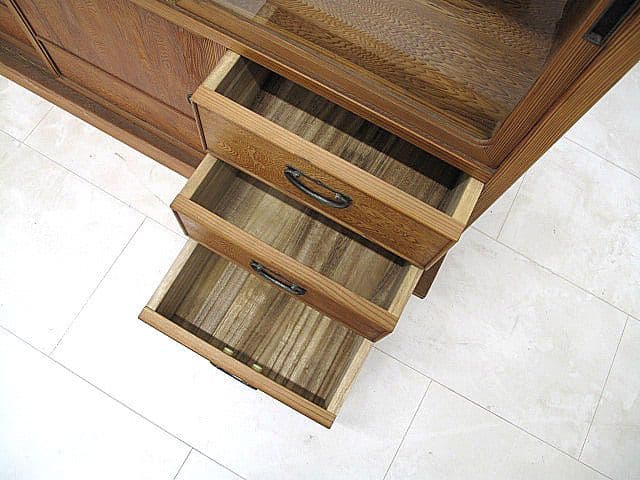 美品　屋久杉茶棚　 茶タンス/茶箪笥/飾り棚/サイドボード/リビングボード