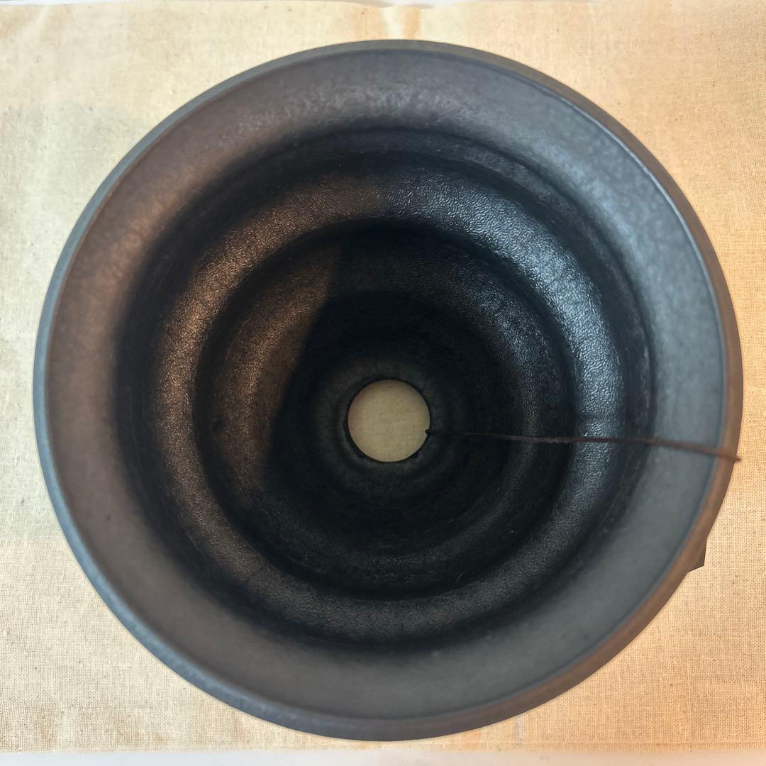 新品未使用】カタチ製作所 Mederu pot ベル Mサイズ レザーブラック