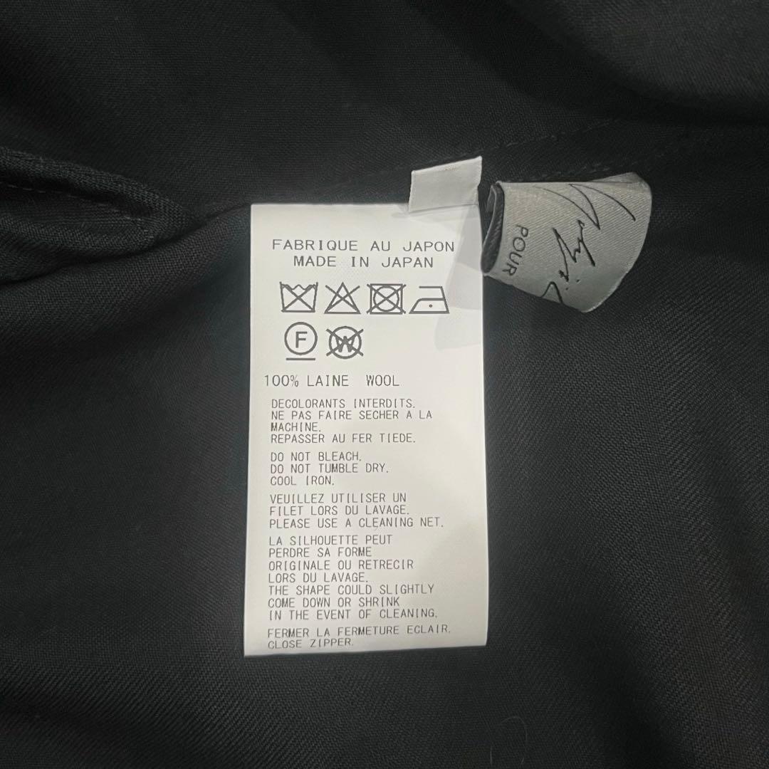 Yohji Yamamoto 25AW シャツコート表縫い代　ロングコート