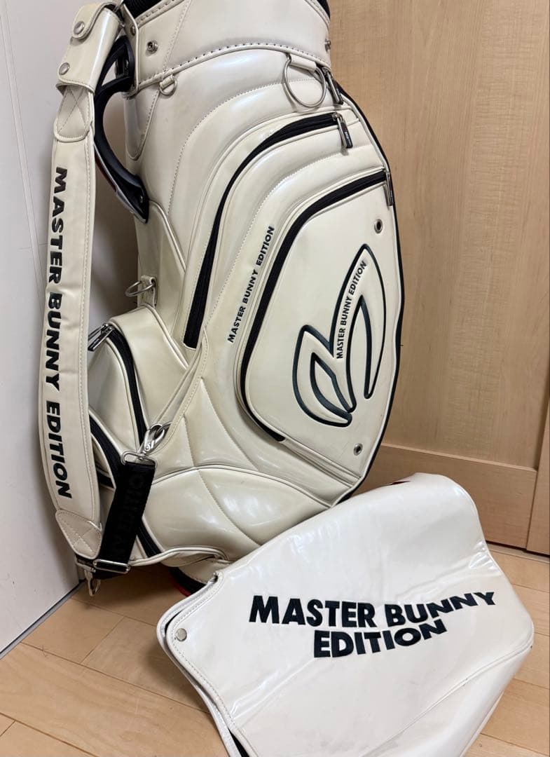 完売★マスターバニー★キャディバッグ★ゴルフ★エナメル★パーリーゲイツ★レア★白