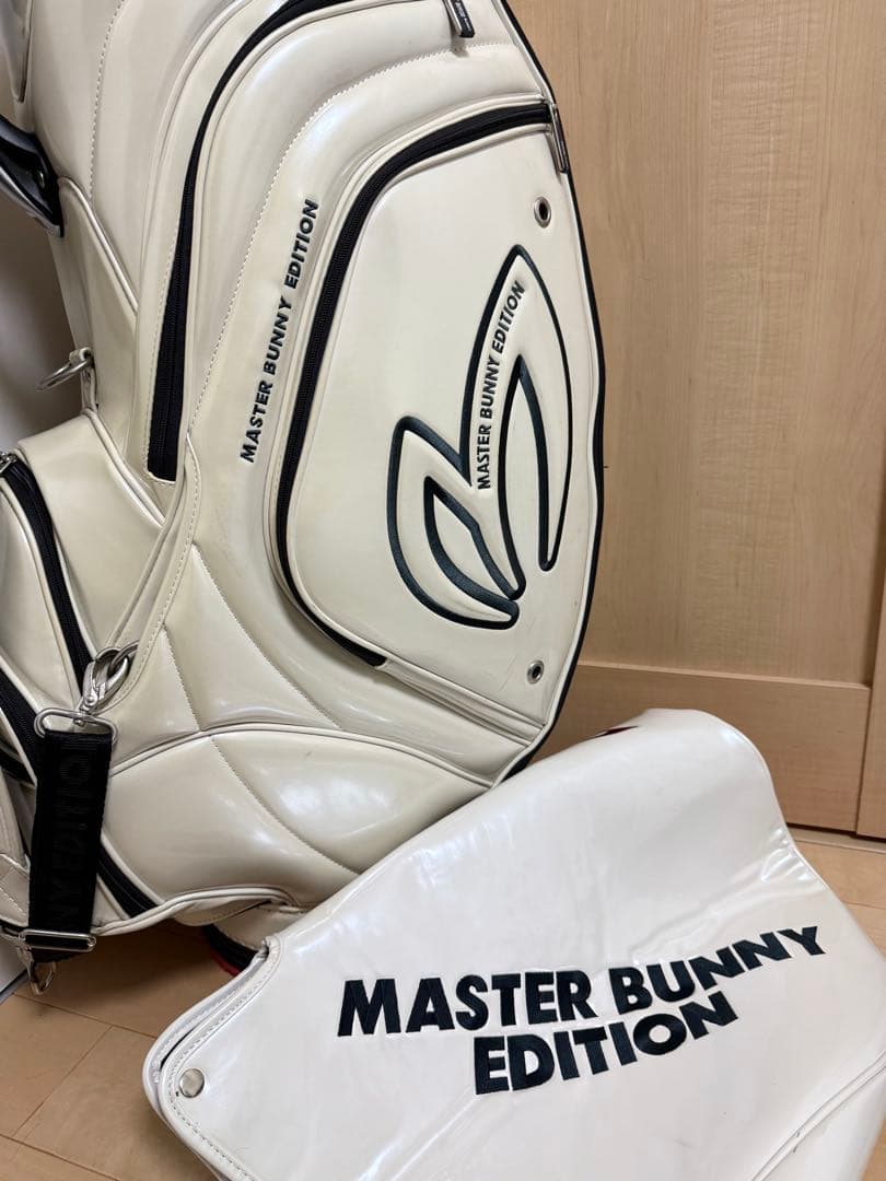 完売★マスターバニー★キャディバッグ★ゴルフ★エナメル★パーリーゲイツ★レア★白