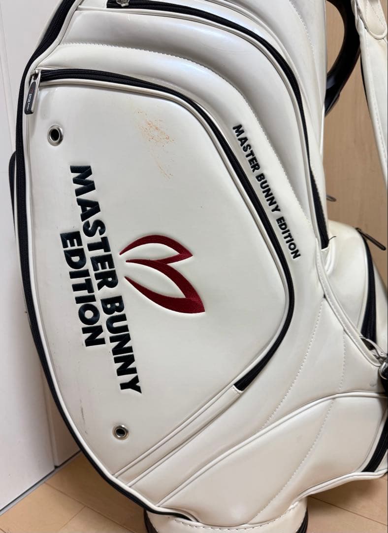 完売★マスターバニー★キャディバッグ★ゴルフ★エナメル★パーリーゲイツ★レア★白