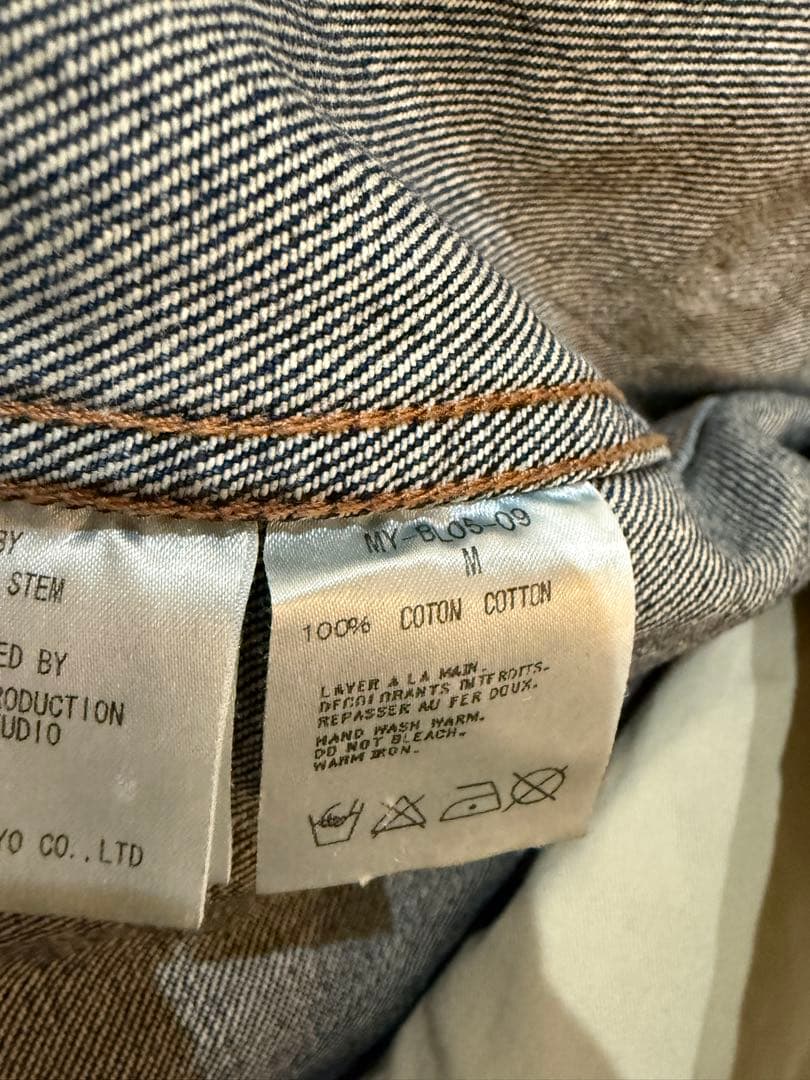 mastermind x fragment デニムジャケット