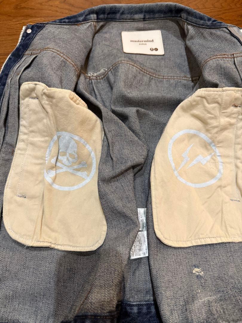 mastermind x fragment デニムジャケット