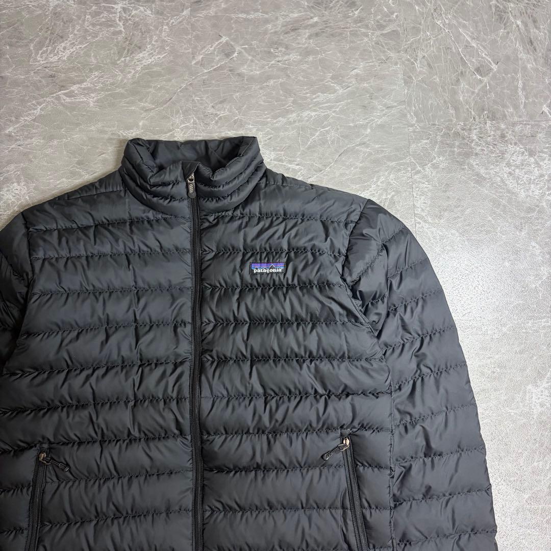 y2k Patagonia ダウンセータージャケット ブラック 短丈 テック系
