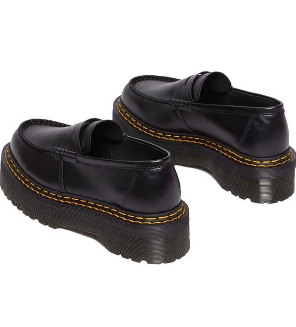 c*o様 ブラックレザー 厚底ローファー