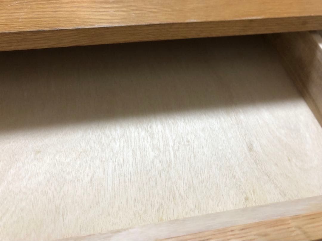 無印良品　オーク材　机　デスク