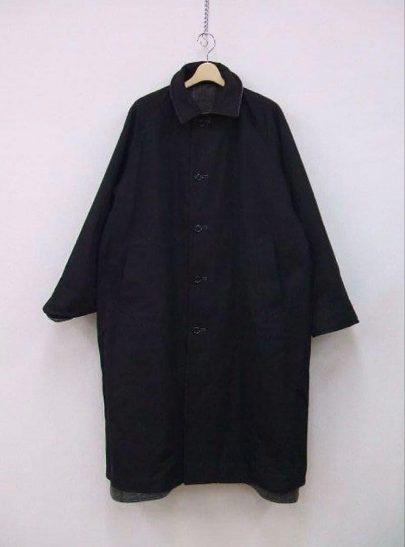 ジャケット・アウター YOKE REVERSIBLE KNIT BAL COLLAR COAT 2