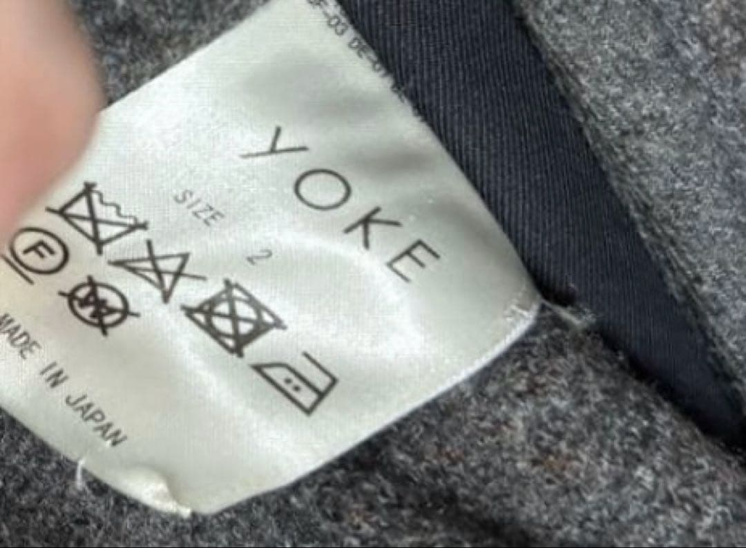 ジャケット・アウター YOKE REVERSIBLE KNIT BAL COLLAR COAT 2