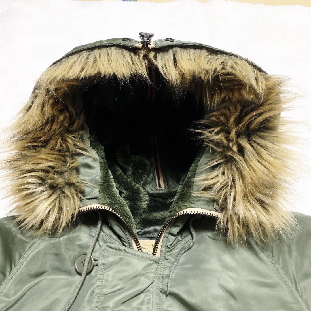 AVIREX アヴィレックス N-2B 短丈 背中ロゴ フライトジャケット L