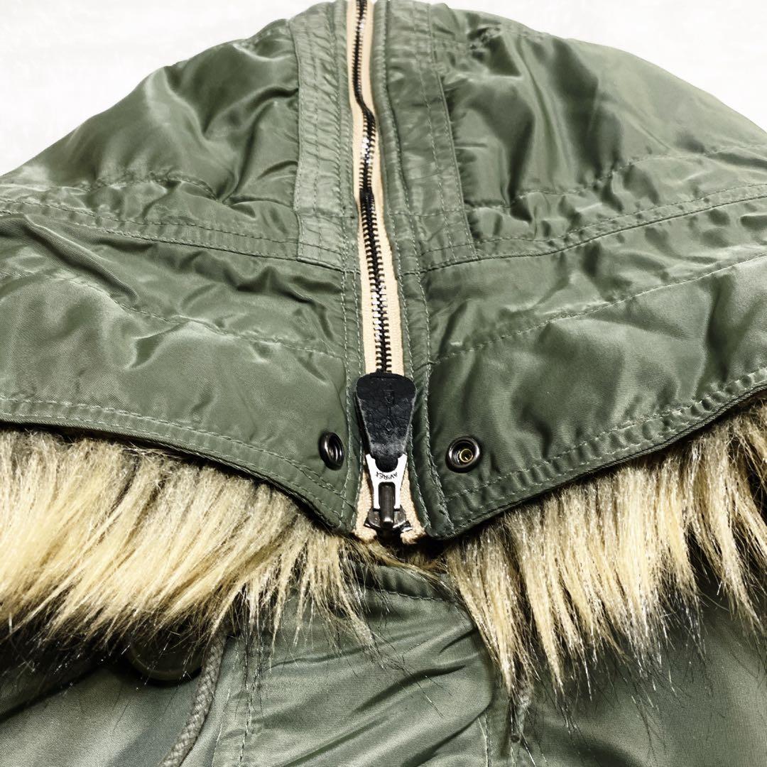 AVIREX アヴィレックス N-2B 短丈 背中ロゴ フライトジャケット L