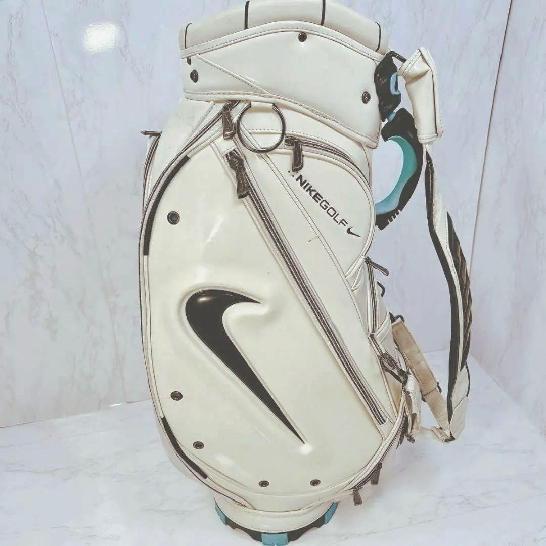 NIKE 廃盤 ナイキ キャディバッグ エナメル ツアースタッフモデル 9.5型