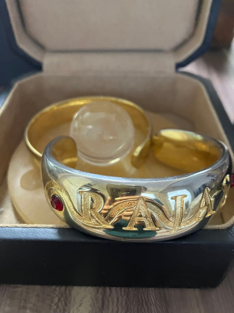 RAJAS ゴールド ブレスレット 2個セット