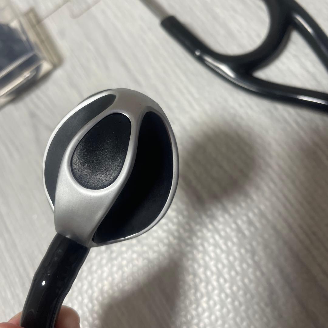 聴診器 シングルヘッド イヤーチップ2個付き。ブラック - メルカリ