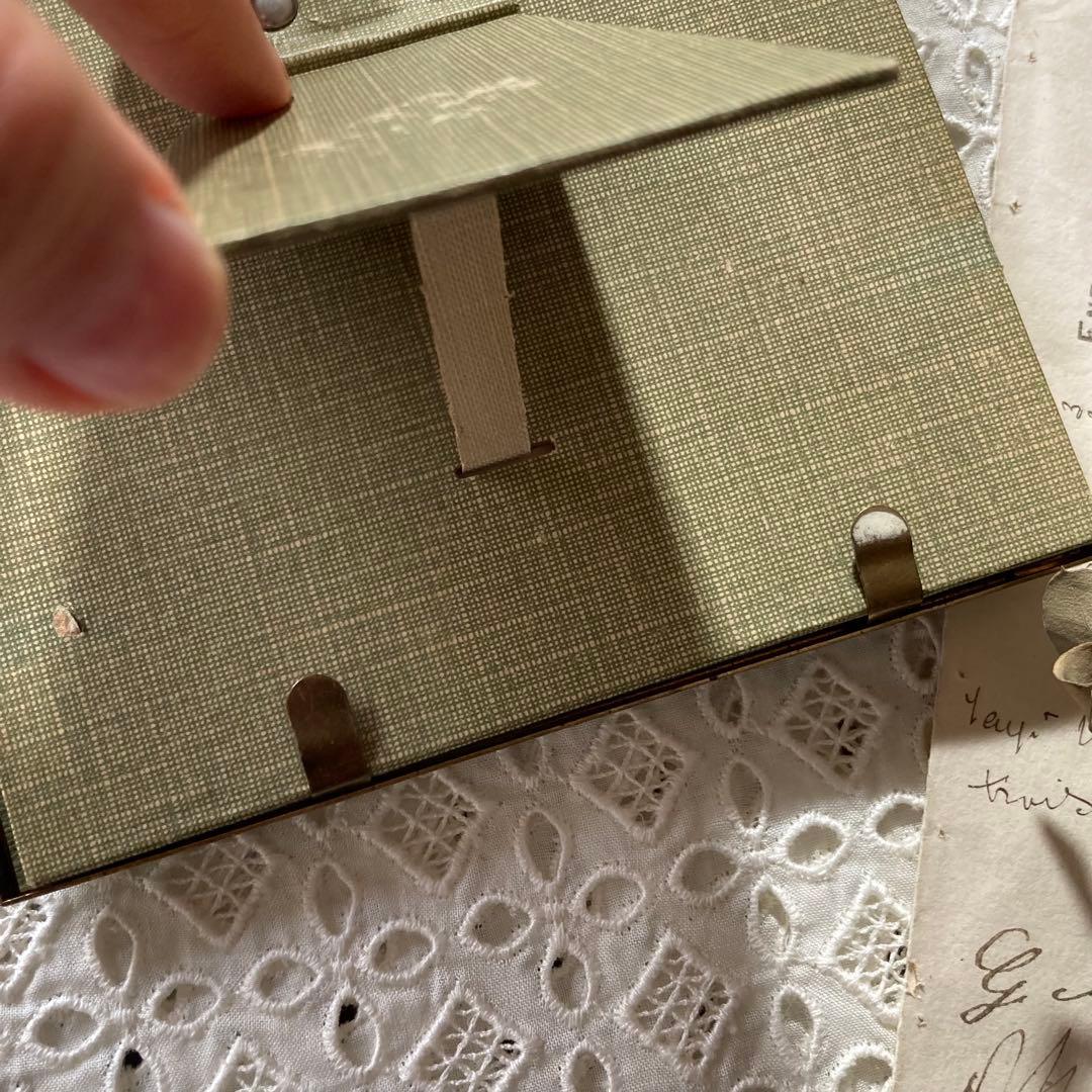 アンティークフレームE★1920年代超希少MAJ LINDMANツリーカード入り