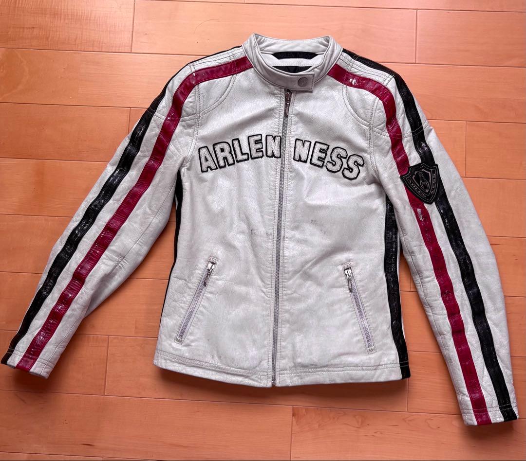 アレンネス レザージャケット レディース バイク - メルカリ