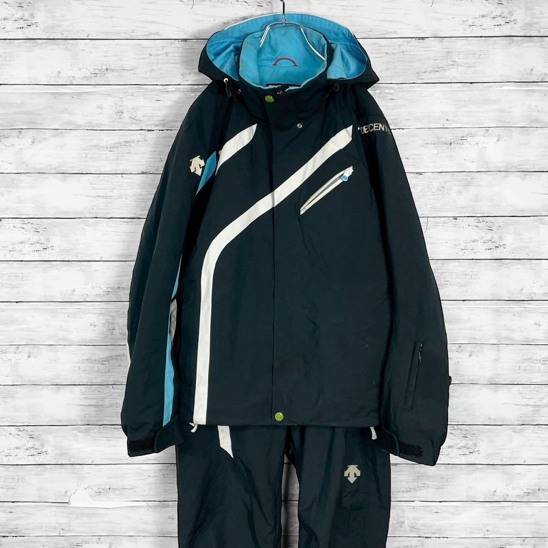 デサント スキーウェア セットアップ ブラック タイタンサーモ Lサイズ