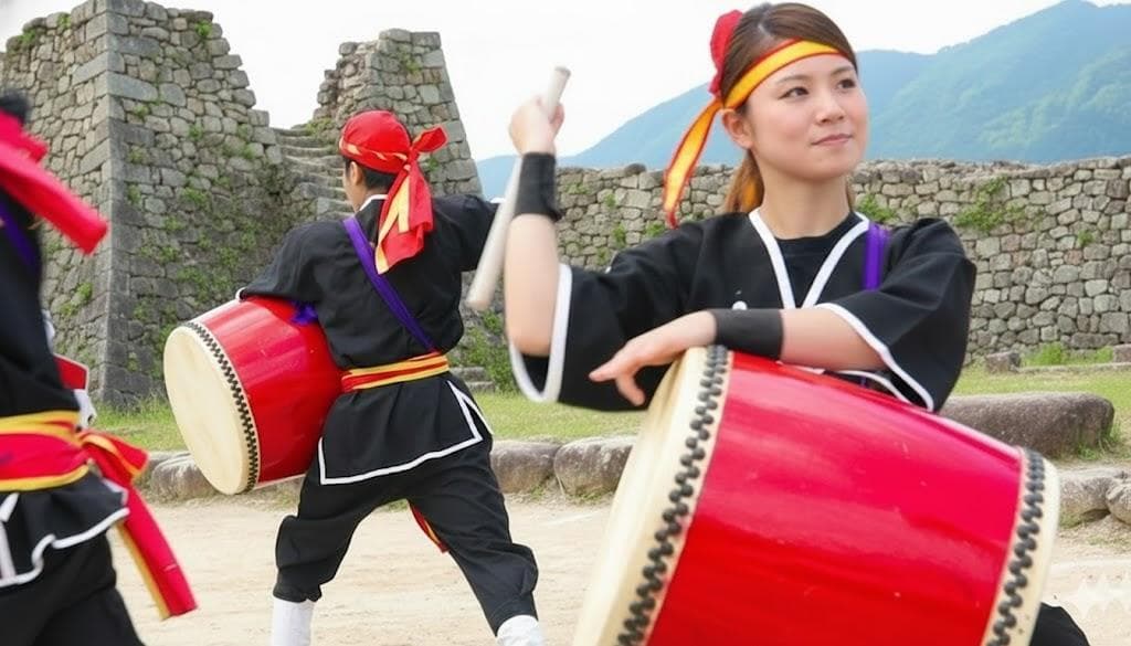 新品未使用(送料無料)26.980円 エイサー大太鼓36cm*40cmバチ付き 楽天