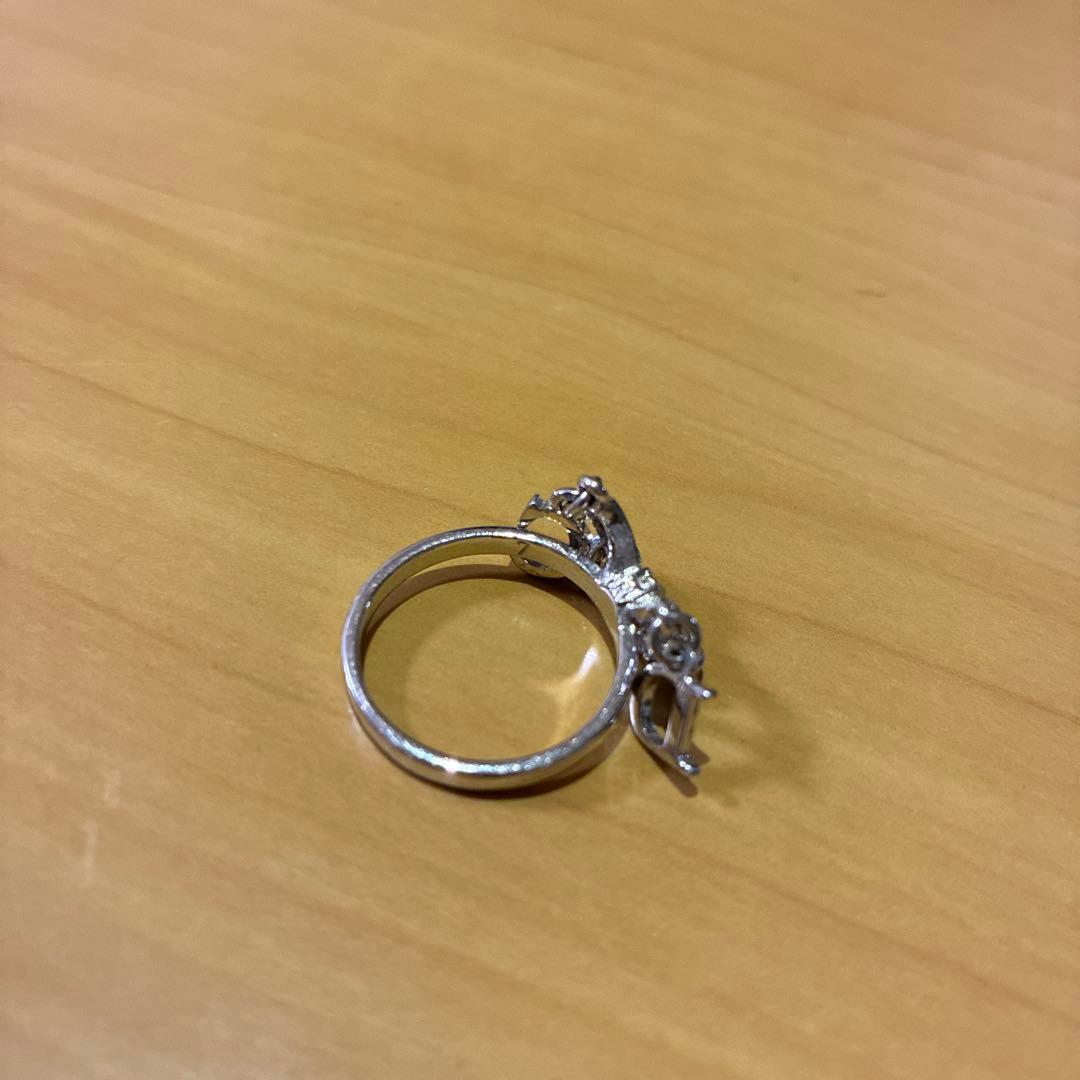 Christian Dior CDロゴチャーム リボン リング - メルカリ