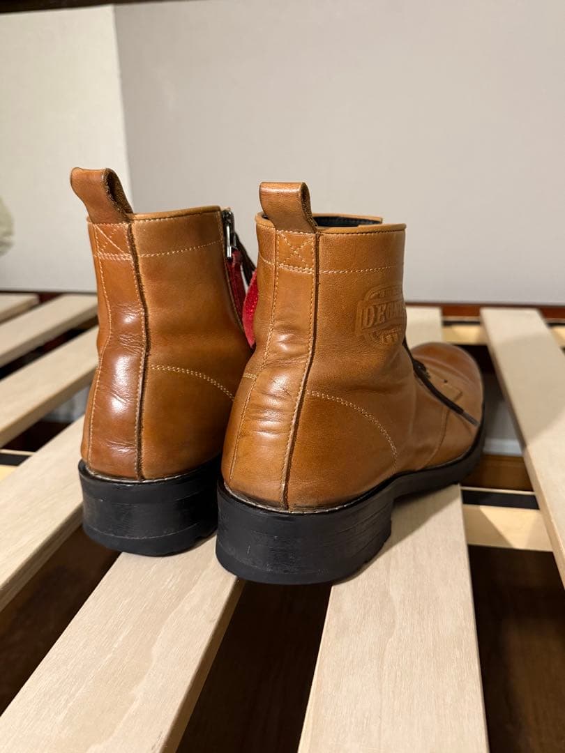 最終値下 DEGNER HS-B6 サイドジップ 26.0cm ライトブラウン