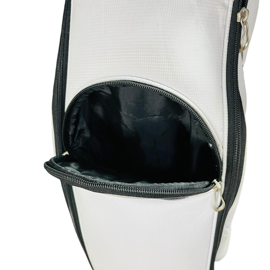 Mizuno ゴルフキャディバッグ 9.5型 ホワイト/ブルー